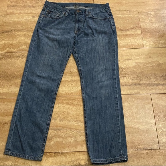 Original Penguin Size 34x32 Men's Straight Leg Jeans (measures 36x31) Blue - Picture 1 of 10